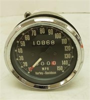 Harley-Davidson Motorcycle Speedometer, 150mph