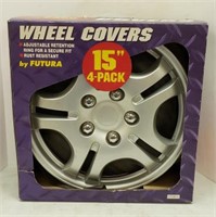 4-Pack of 15" Wheel Covers by Futura