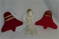 3 - Vintage Handcrafted Ornaments