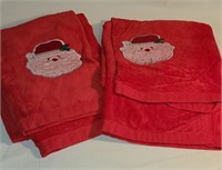 2 - Santa Bath Towels