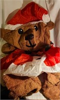 Blow up Teddy Bear in Santa Suit