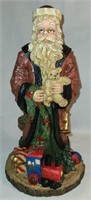 Santa Resin Statue 9.5" in box