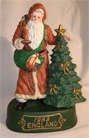 9" Santa with a Christmas Tree 1983 England