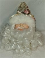 Gorgeous Santa Ornament with Angel hair beard 7"