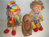 2 Clown Dolls and ET
