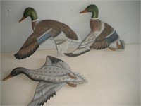 Ceramic Mallard Duck Wall Plaques