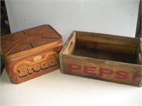 Pepsi Crate and Bread Box