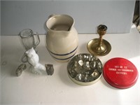 Robinson Crock Pitcher and Misc. Items