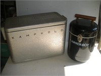 Vintage KampKold Cooler and Handiboy Ice Bucket