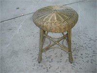 Wicker Stool, 18 inches Tall