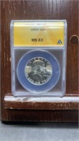 1960 50c graded coin MS 63