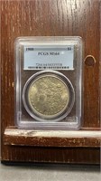 1900 PCGS MS64 graded coin. Cost 25.00 just to