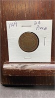 1869 2 cent piece