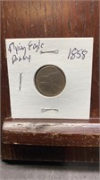 1858 Flying Eagle penny