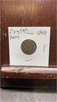 1858 flying Eagle penny