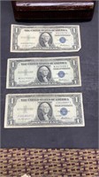 1935f 1 dollar blue seals
