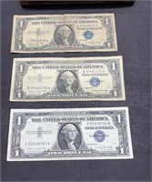 1957a blue seal 1 dollar bill