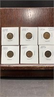 1880’s and 1936 wheat pennies