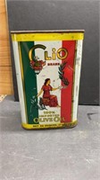 Olive oil advertising can