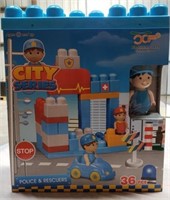 City Series Police & Rescuers 36pc. Toy Set