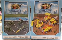 2 Sets of Totally Cool Toys City Sets for Boys