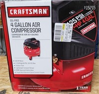 Craftsman 4 gal. 3/4 hp. Electric Air Compressor