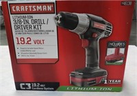 Craftsman Lithium-Ion 3/8" Drill/Driver Kit 19.2V
