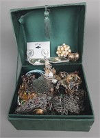 Jewelry Box stuffed with Earrings