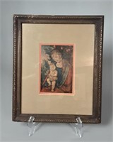 Madonna and Child Framed Print