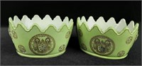 2 Piece Crown Edged Bowls
