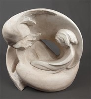 Austin Productions Chalkware Mother and Child