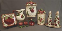 10 piece Franciscan "Apple" collection including..