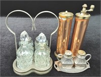 Assorted Salt & Pepper shakers and grinders