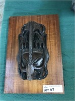 Carved Timber Face (PNG)