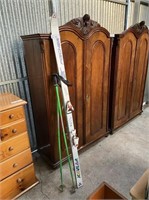 Set Fischer 185 Snow Ski's & Poles