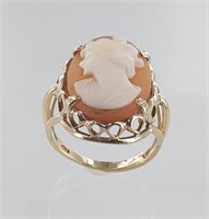 14KT Yellow Gold Cameo Ring