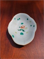 Famille Rose Hand-Painted Bowl on Stand