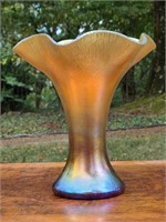 Louis Comfort Tiffany Favrile Fluted Vase