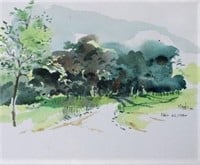 Water Color by Bob Moody 1980 9"W x 6.5"T