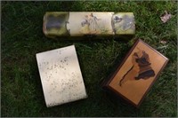Antique Trinket, Photo & Cigarette Boxes