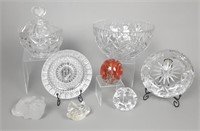 8 Piece Crystal and Cut Glass Collection