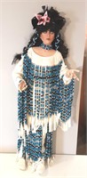 Beautifully Detailed Native American Doll
