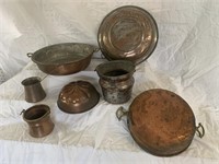 Vintage Copper Dinnerware (7) pc