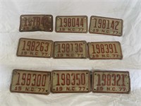 1970’s Motorcycle Tags (9)