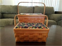 Pair Of Well Made Sewing Baskets