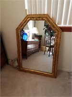 Beautiful Gold Framed Entry Mirror