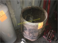 Wooden Barrel and Contents