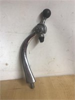 Vintage heavy chrome beer bar tap pull down knob