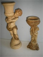 Sylvestry Chalkware Vases