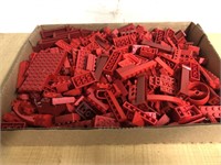 Vintage lot of all red legos  Over 3 pounds